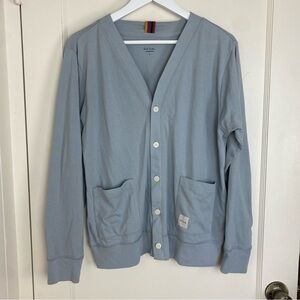 PAUL SMITH Loungewear Cardigan Light Blue Gray size Medium